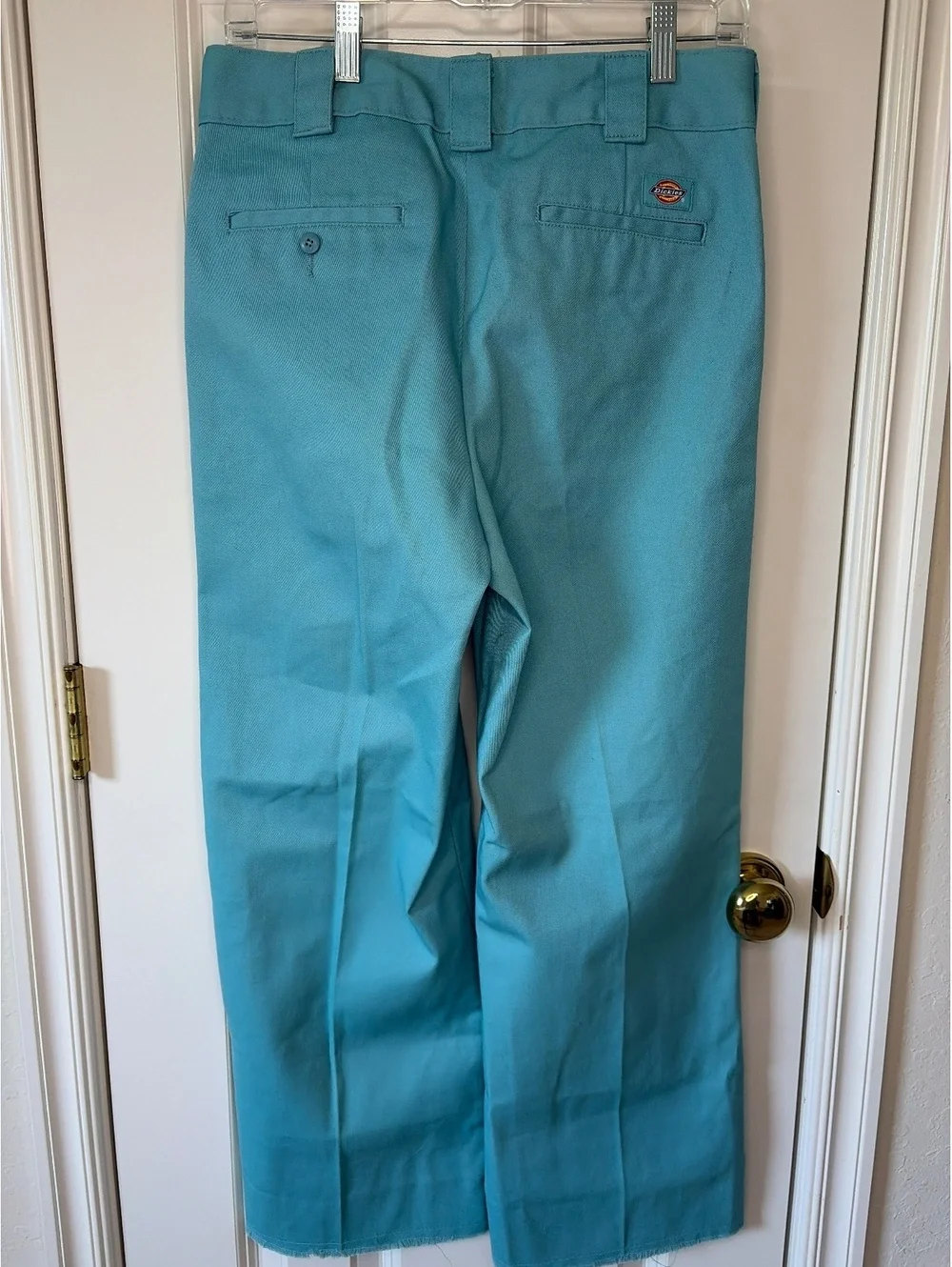 NWT Dickie’s Cropped Twill Ankle Pants in Rinsed Porcelain size 6